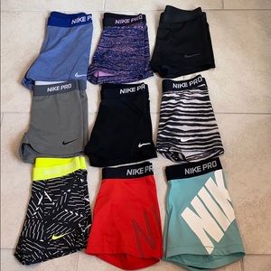 Nike pro shorts 9 pairs,SOLD SOLD SOLD